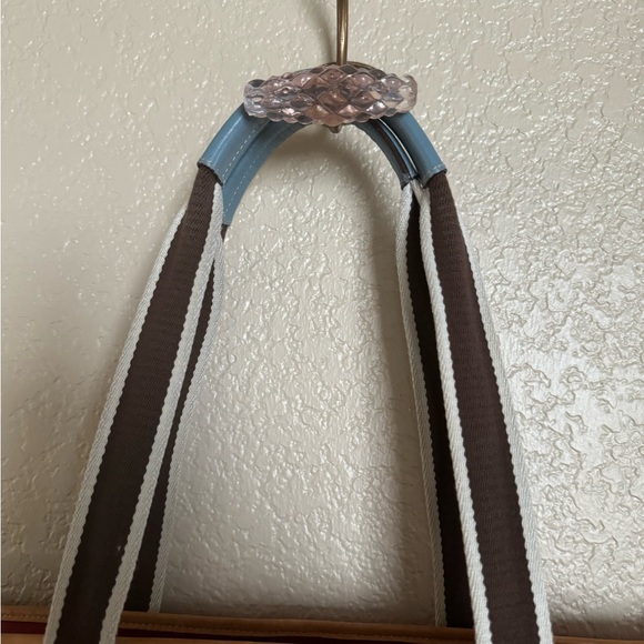 Authentic Coach Red Nylon Weekend Tote Bag - Picture 3 of 15